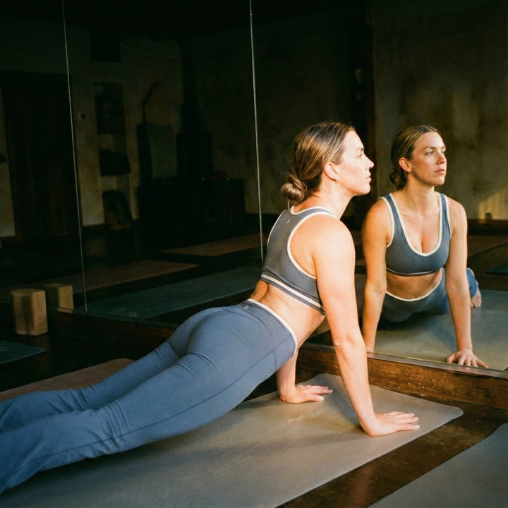Women’s High Waist Leggings and Sports Bra Set - Heston Manor