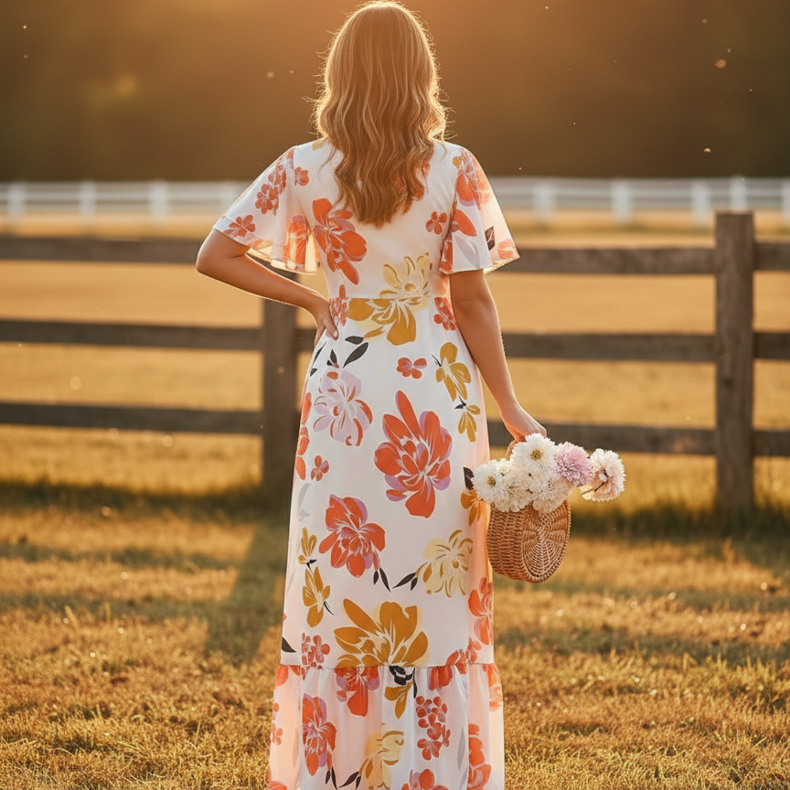 Bloom & Vine Maxi Dress - Heston Manor