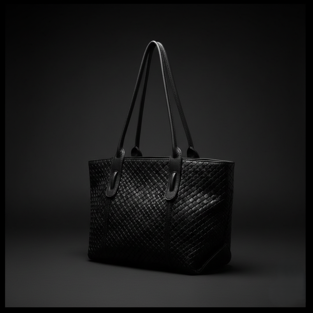 Women's Woven Tote Bag with Adjustable Straps - Heston Manor