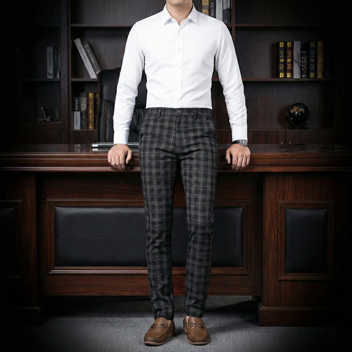 The District Plaid Trouser - Heston Manor