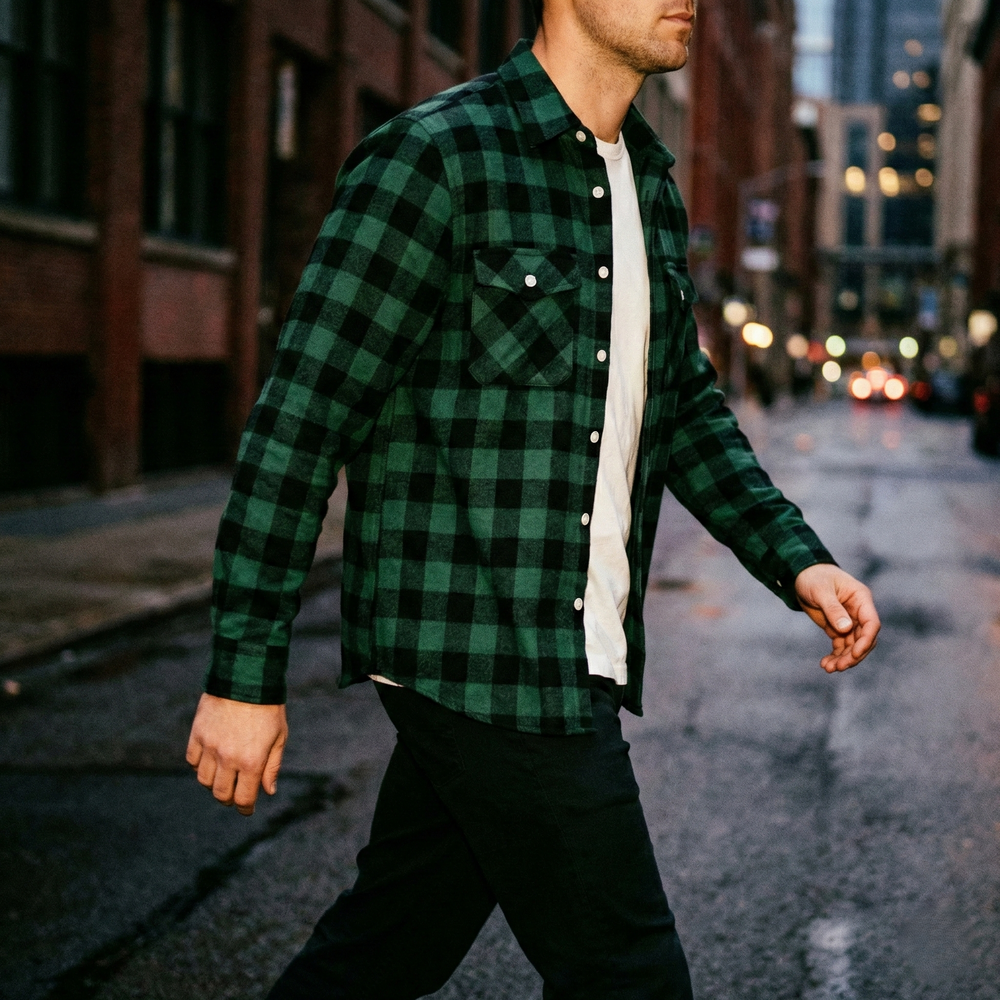 Men’s Buffalo Campfire Shirt - Heston Manor