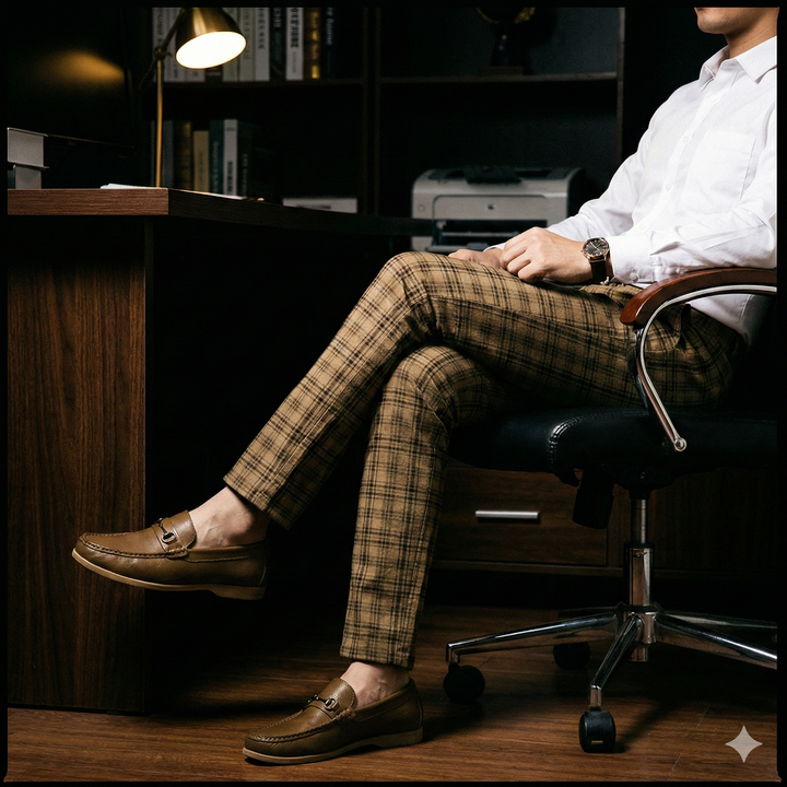 The District Plaid Trouser - Heston Manor
