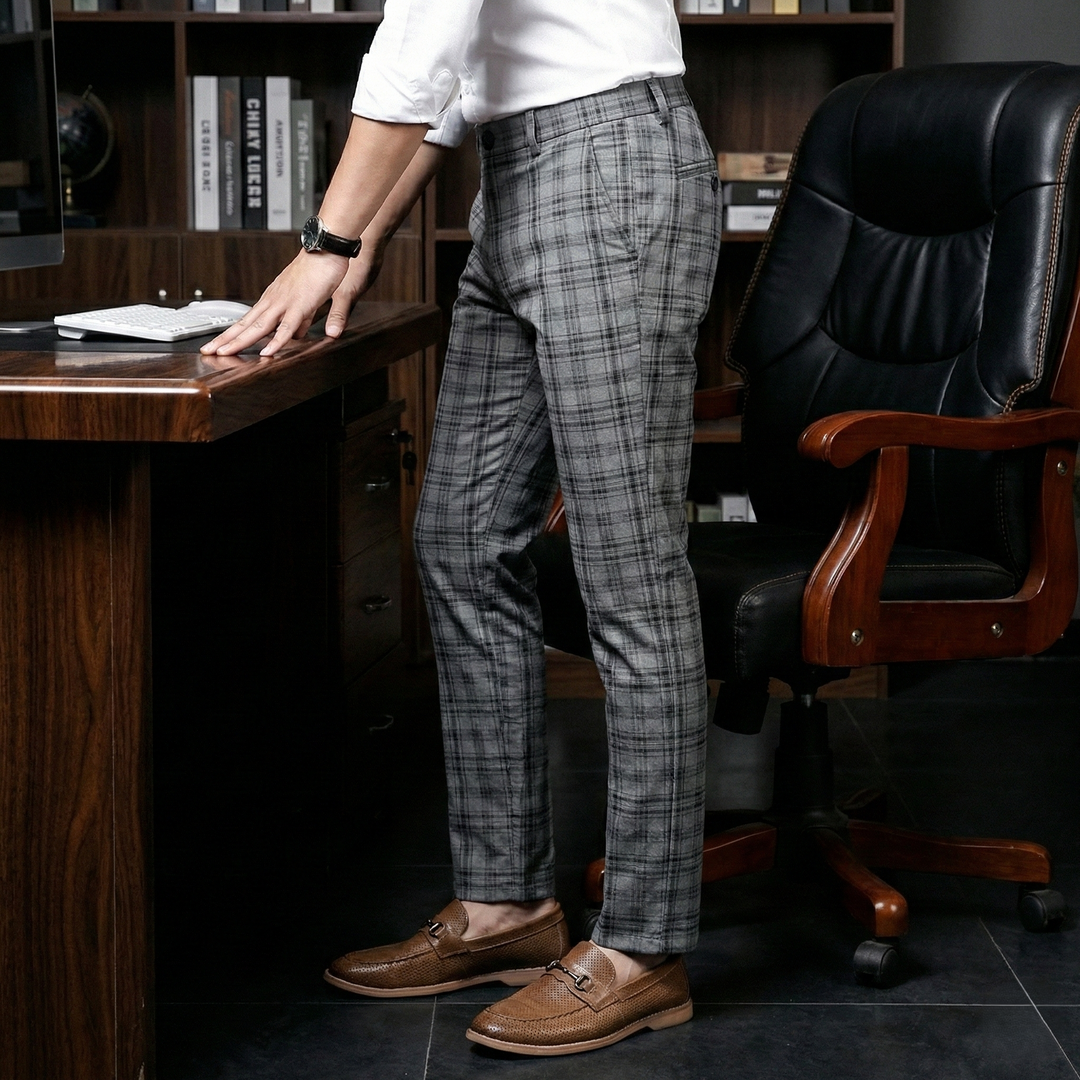 The District Plaid Trouser - Heston Manor
