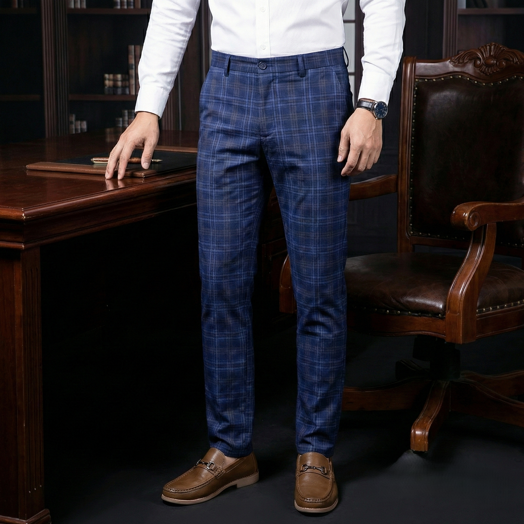 The District Plaid Trouser - Heston Manor