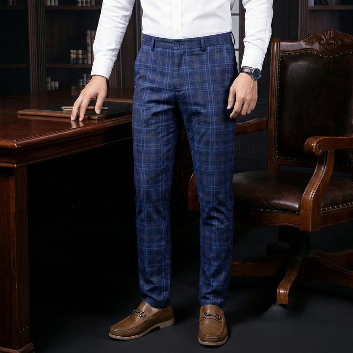 The District Plaid Trouser - Heston Manor