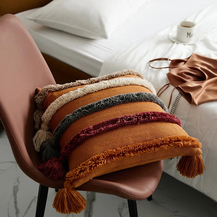Boho Tufted Pillow Cover - HESTON MANOR
