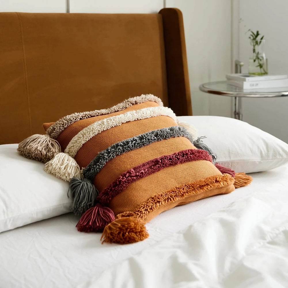 Boho Tufted Pillow Cover - HESTON MANOR