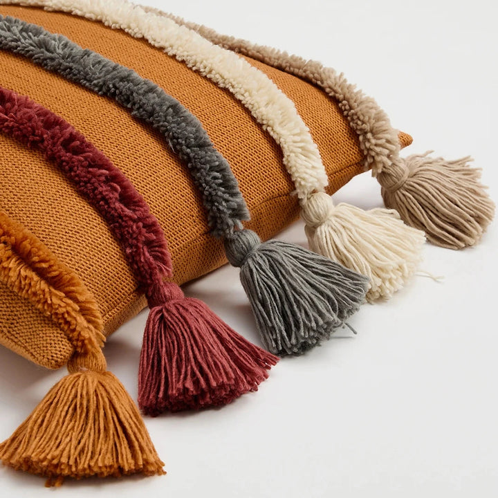 Boho Tufted Pillow Cover - HESTON MANOR