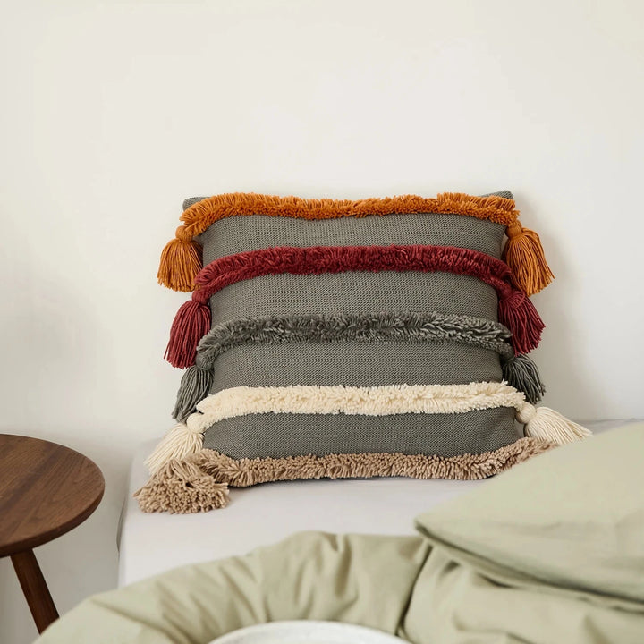 Boho Tufted Pillow Cover - HESTON MANOR