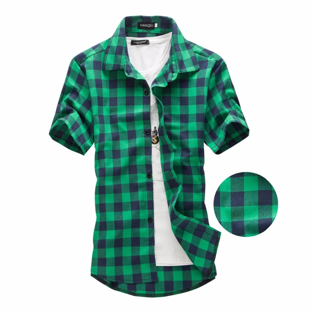 The Canyon Plaid Short Sleeve Shirt - Heston Manor
