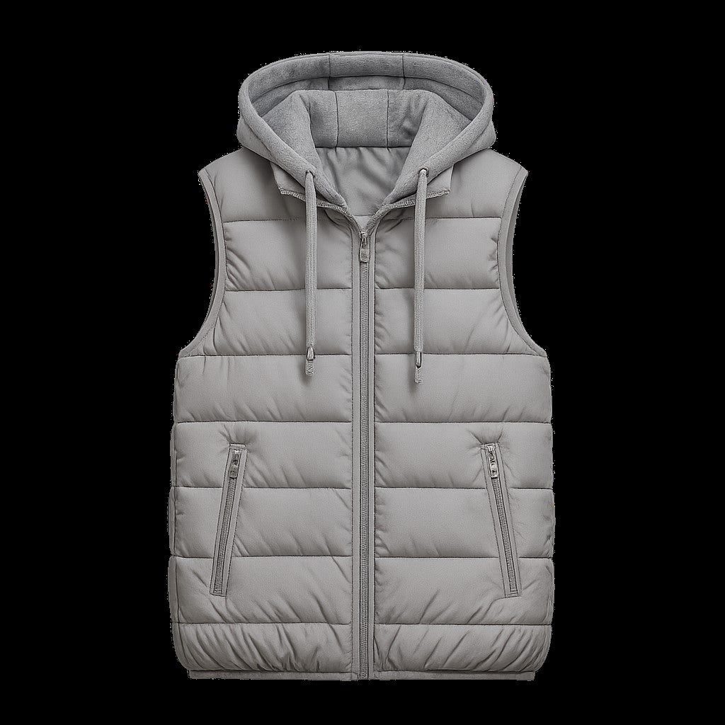 Men’s Quilted Hooded Vest - Heston Manor