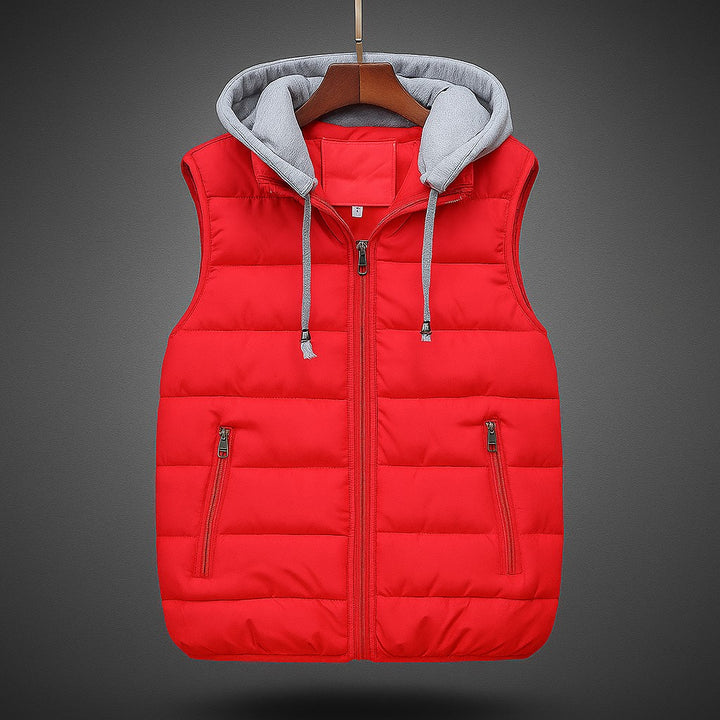 Men’s Quilted Hooded Vest - Heston Manor