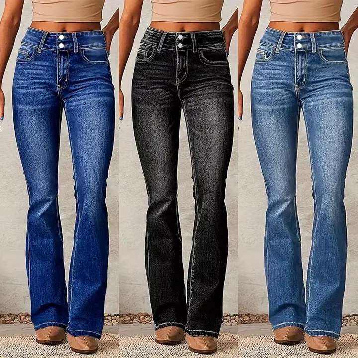 Women’s High-Rise Flared Jeans - Heston Manor