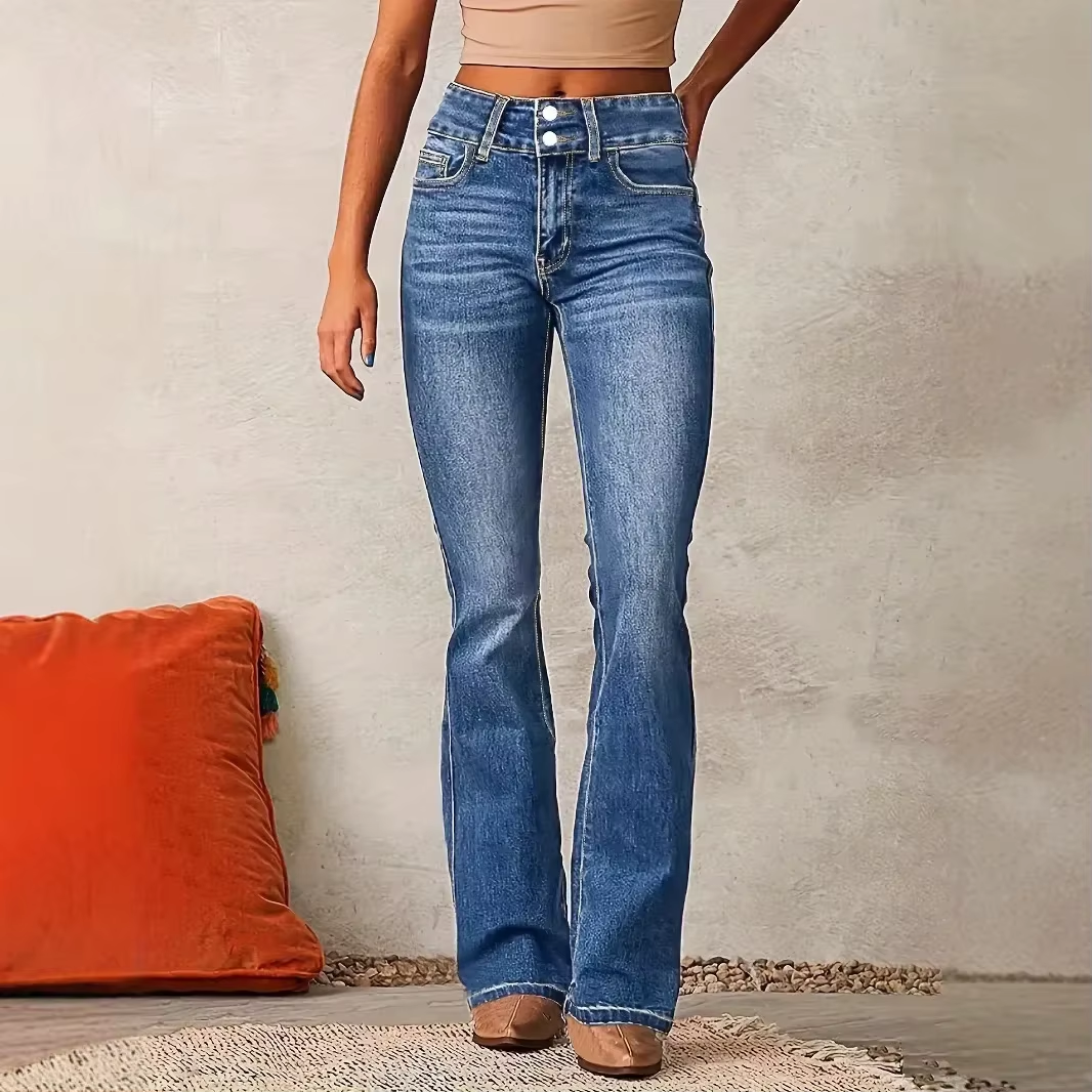 Women’s High-Rise Flared Jeans - Heston Manor