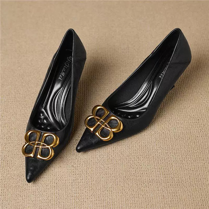 Loran Leather Heels