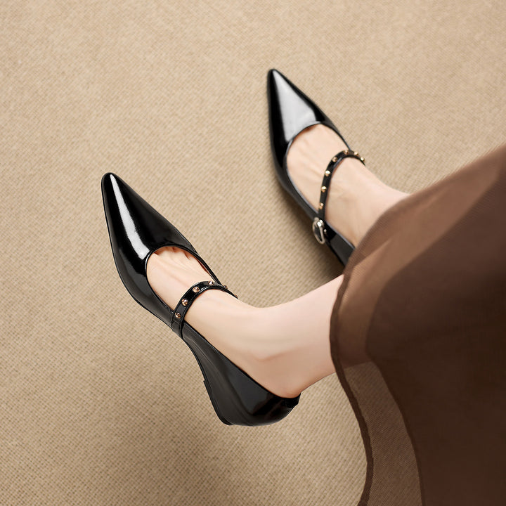 Benza Genuine Leather Flats