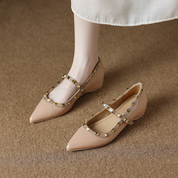 Kiora Leather Mary Jane Flats