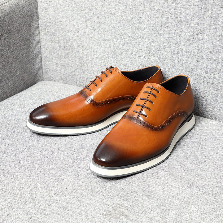 Quaro Cowhide Leather Oxford Shoes