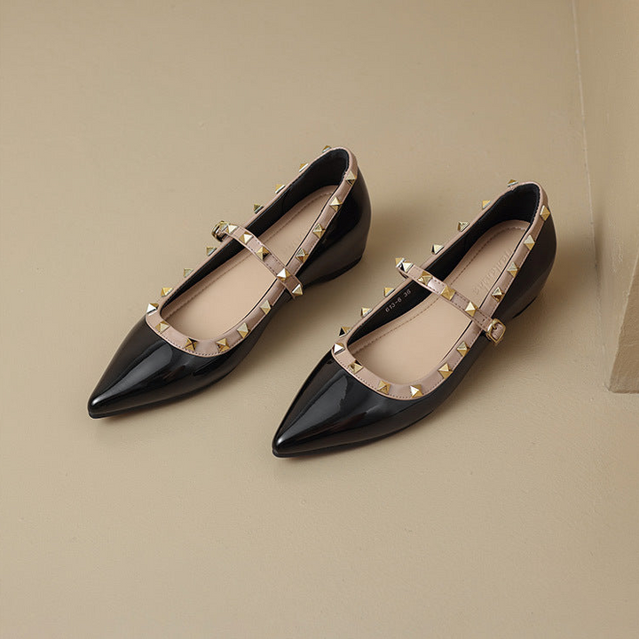 Kiora Leather Mary Jane Flats