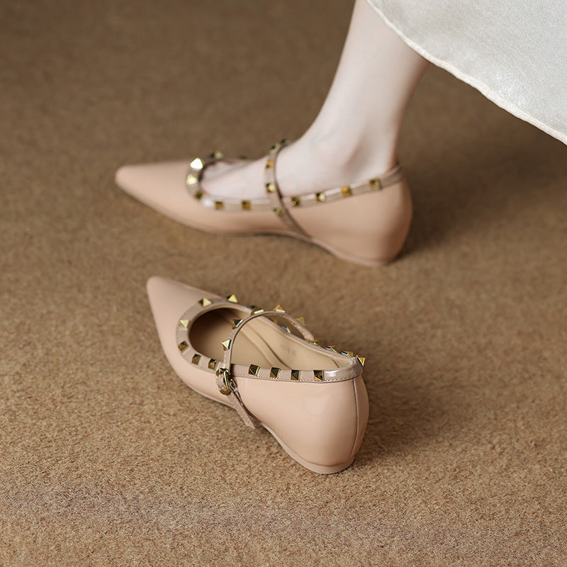 Kiora Leather Mary Jane Flats