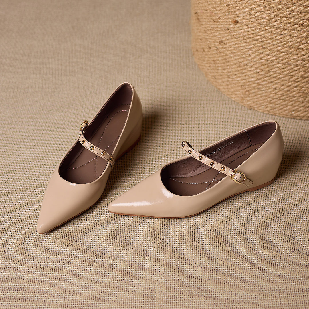 Benza Genuine Leather Flats
