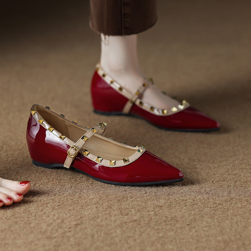 Kiora Leather Mary Jane Flats