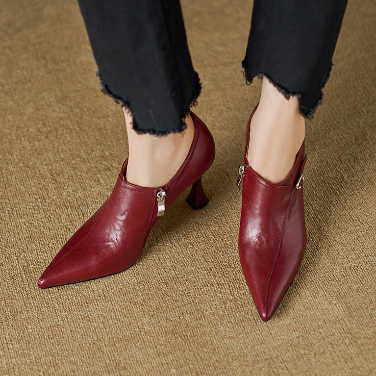 Mimi Genuine Leather Boots