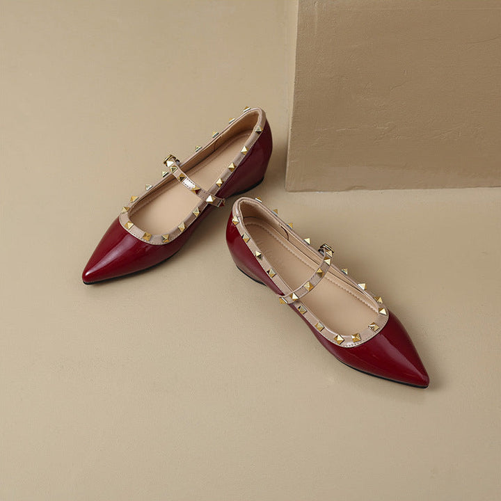 Kiora Leather Mary Jane Flats