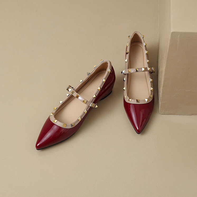 Kiora Leather Mary Jane Flats