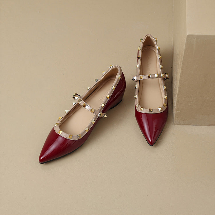 Kiora Leather Mary Jane Flats