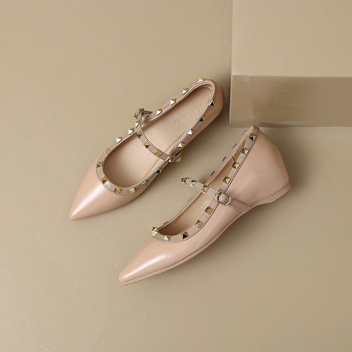 Kiora Leather Mary Jane Flats