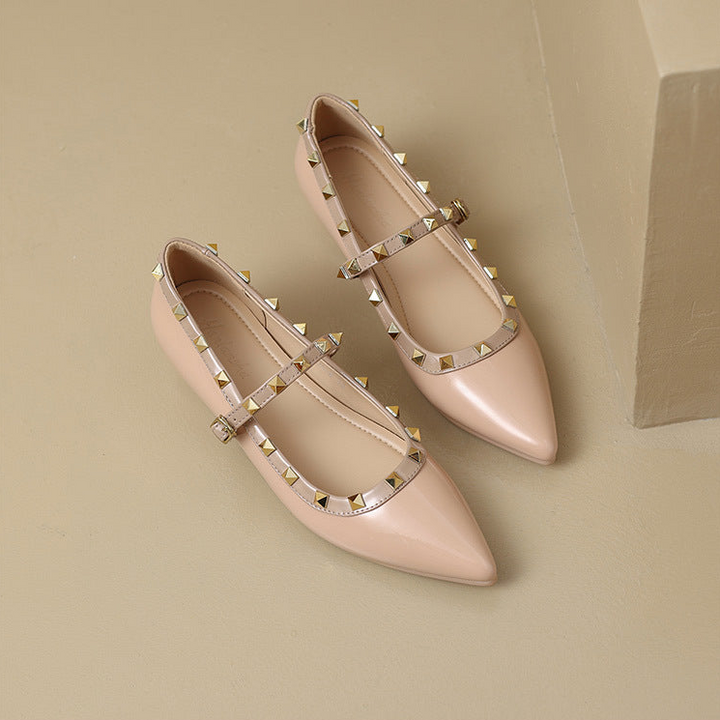 Kiora Leather Mary Jane Flats