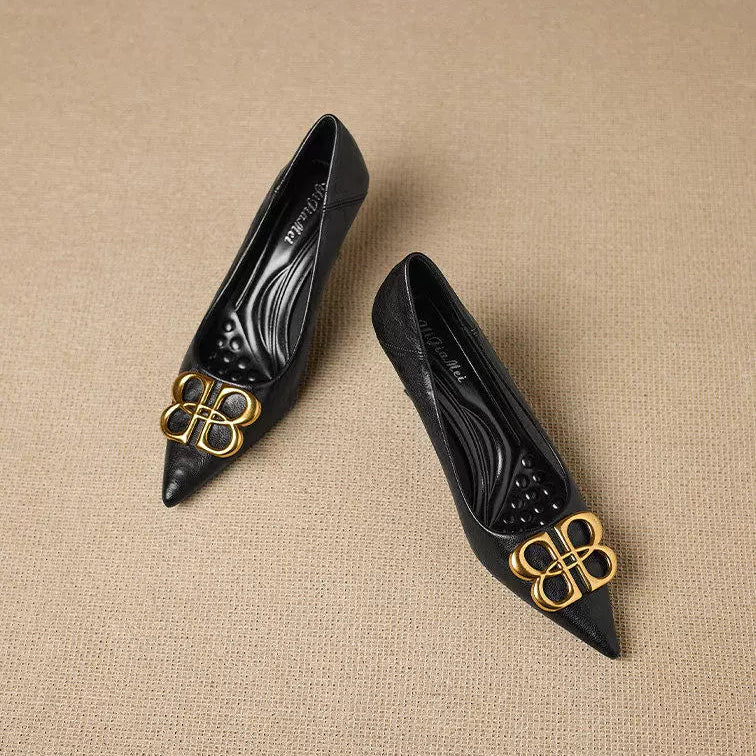 Loran Leather Heels