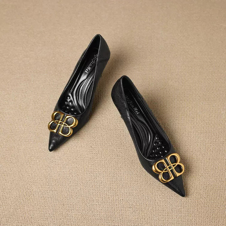 Loran Leather Heels
