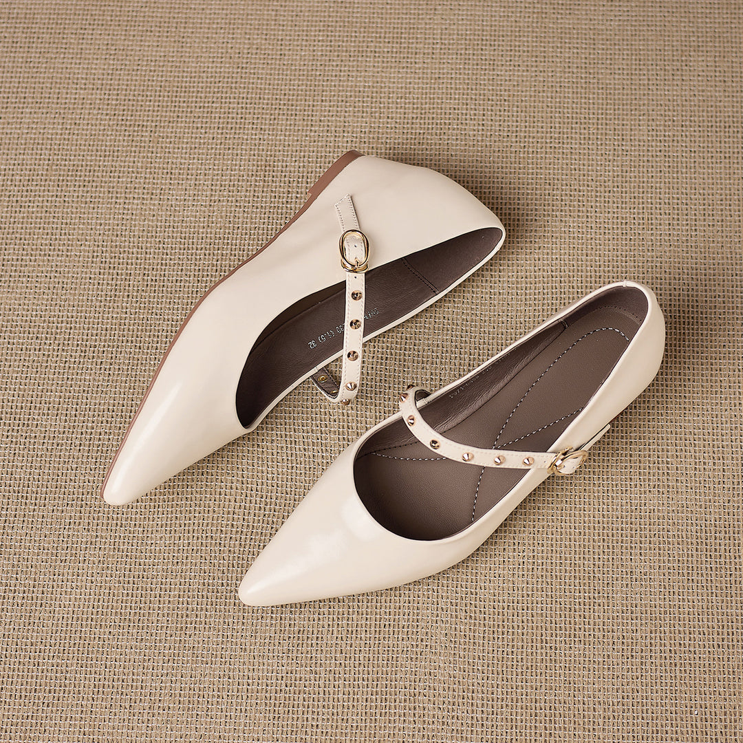 Benza Genuine Leather Flats