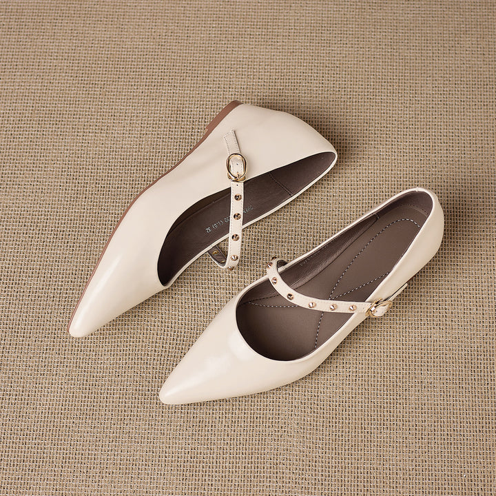 Benza Genuine Leather Flats