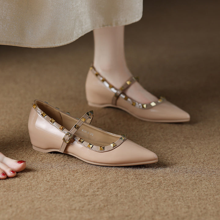 Kiora Leather Mary Jane Flats