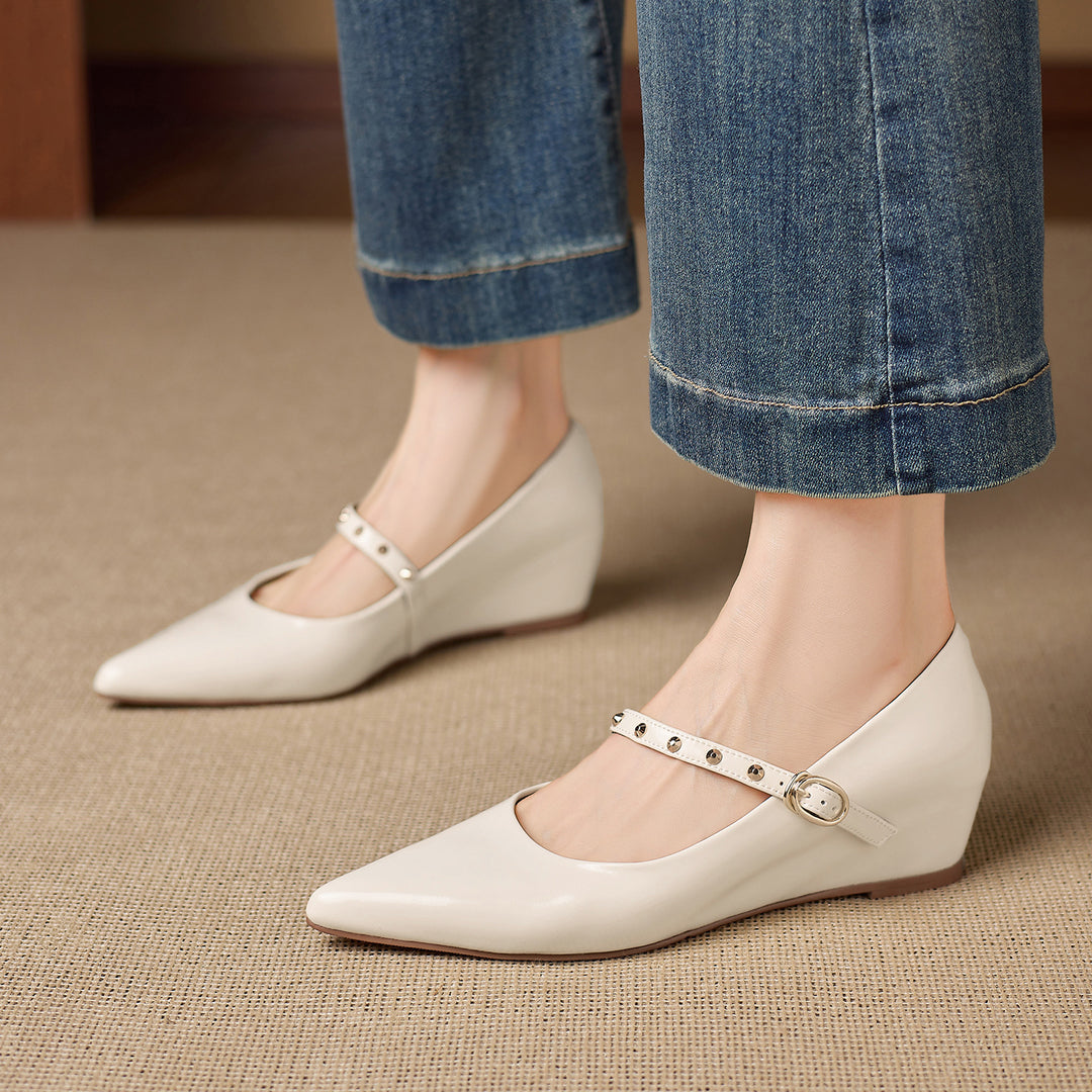Benza Genuine Leather Flats