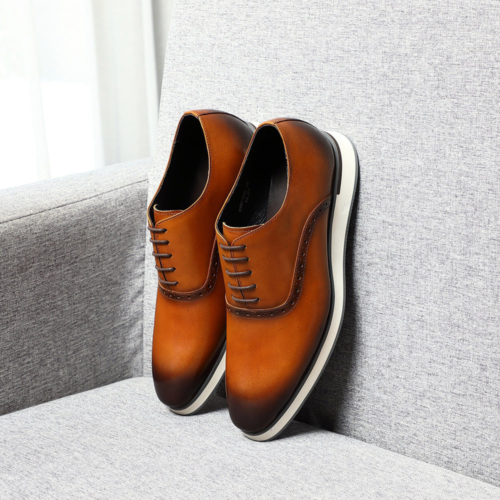 Quaro Cowhide Leather Oxford Shoes