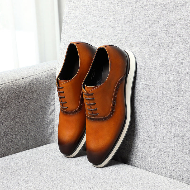 Quaro Cowhide Leather Oxford Shoes