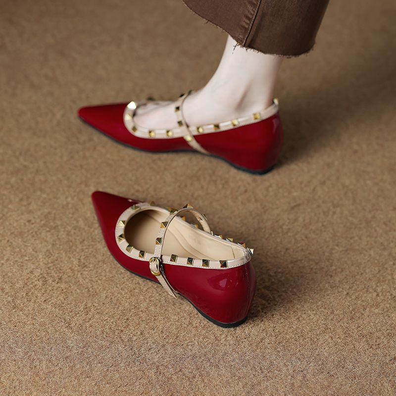 Kiora Leather Mary Jane Flats