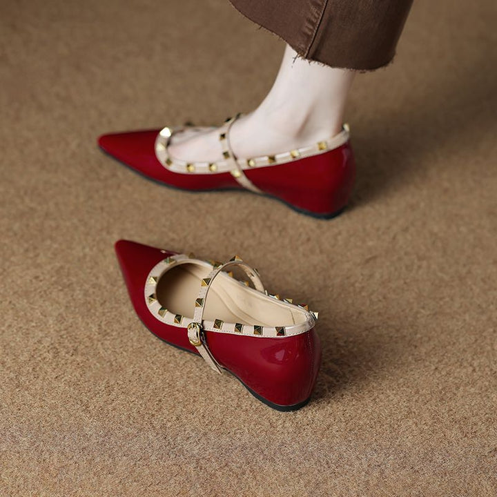 Kiora Leather Mary Jane Flats