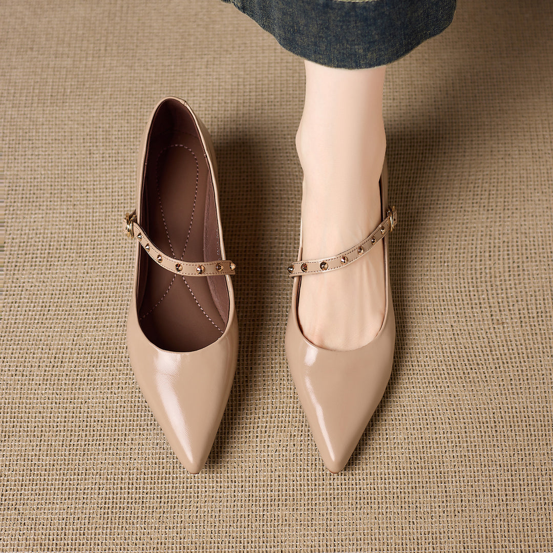 Benza Genuine Leather Flats