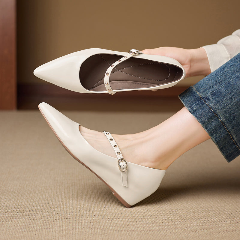 Benza Genuine Leather Flats