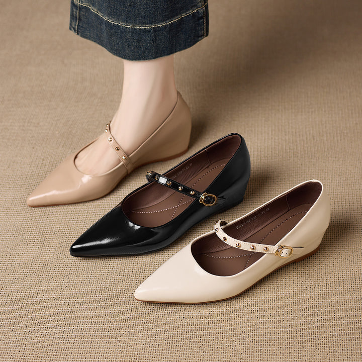 Benza Genuine Leather Flats