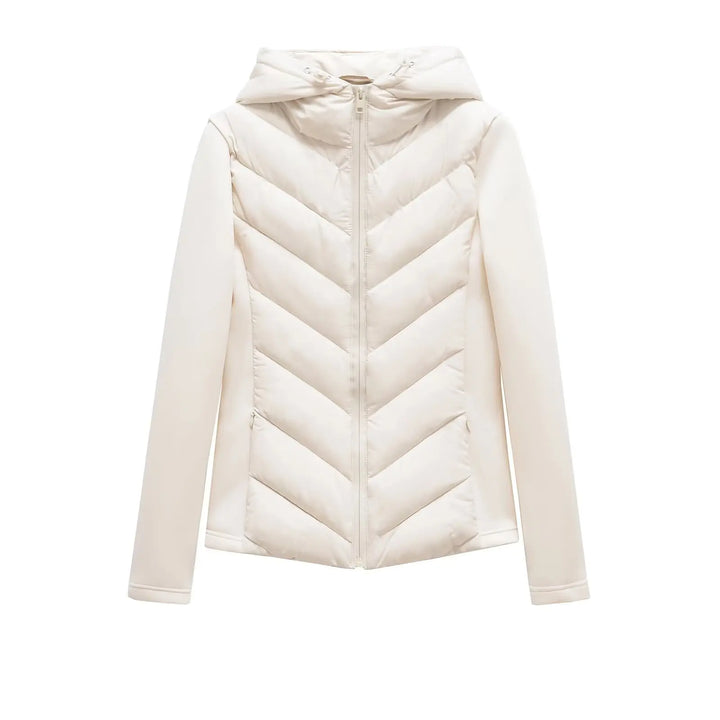 Women’s Lightweight Softshell Puffer Jacket with Hood - Heston Manor