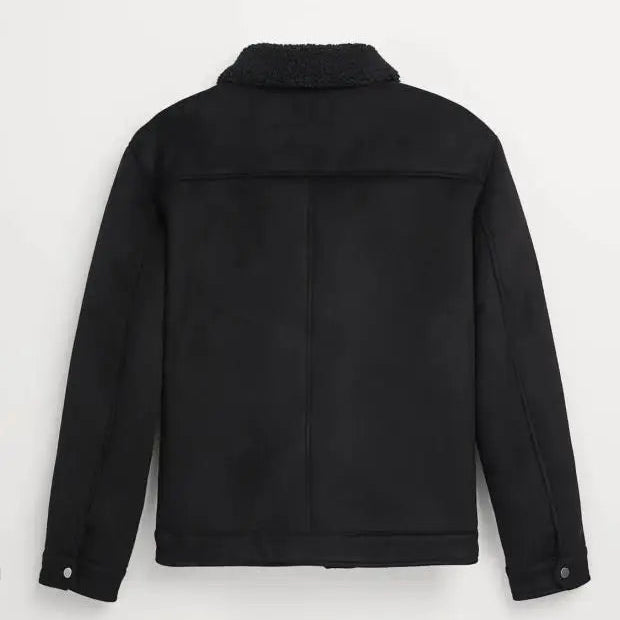 Shearling Collar Aviator Jacket - Heston Manor