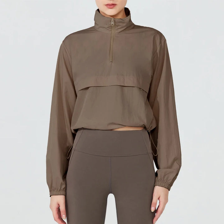 Women’s Lightweight Windbreaker Pullover - Heston Manor