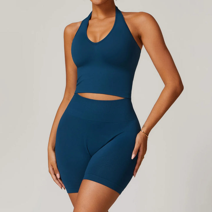 Women’s Sports Bra & High Waist Leggings Set - Heston Manor