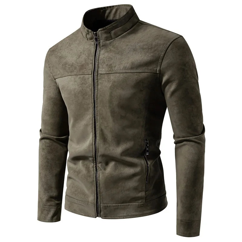 Men’s Faux Leather Jacket - Heston Manor
